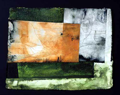 Visible from Afar 32cm x 25cm Mixed media 