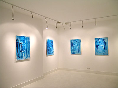 View of Polly Nuttall's exhibition in the White Gallery
