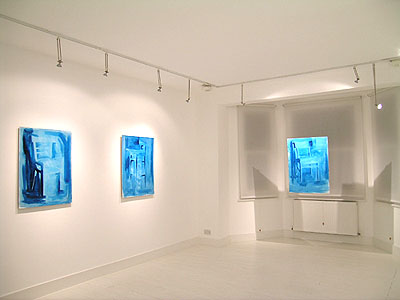 Second view of Polly Nuttall's exhibition in the White Gallery