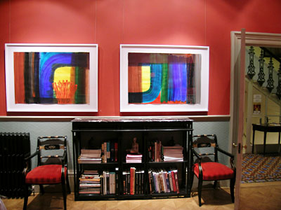 View of Prudence Walters' exhibition in the Red Gallery
