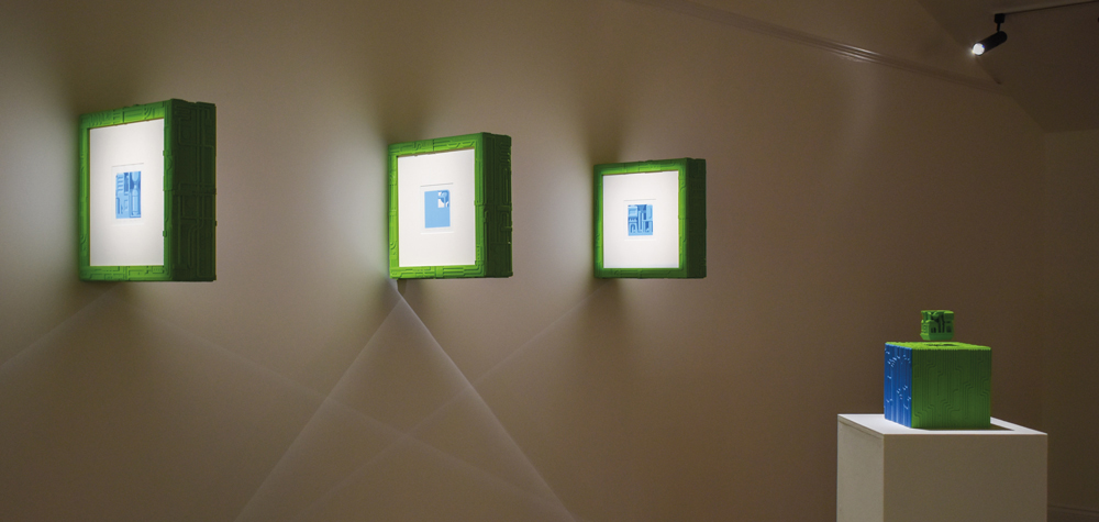 ‘Meditation on a Machinic Cube’ (2017), installation.