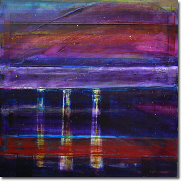 Night and the River, Hammersmith
102/102 cm&nbsp;
Acrylic on canvas