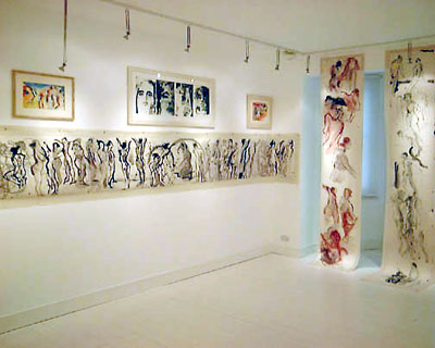 View of lower gallery