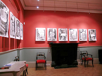 View of Polly Nuttall's exhibition in the Red Gallery